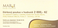 Dárkové poukazy - manikúra, pedikúra, kosmetika Smíchov
